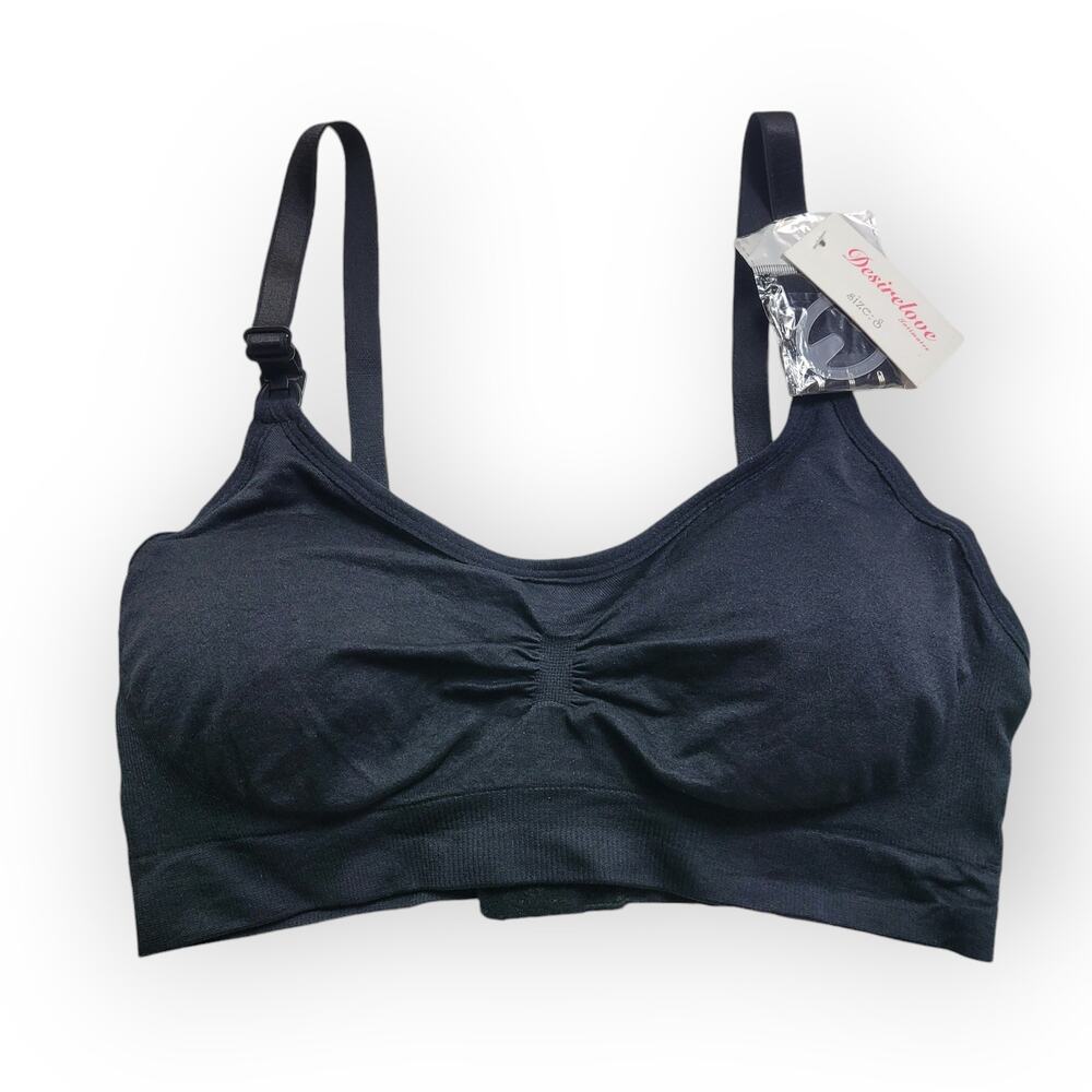 Unbranded Black Longline Sports Bra Lightweight Women's Small NWT